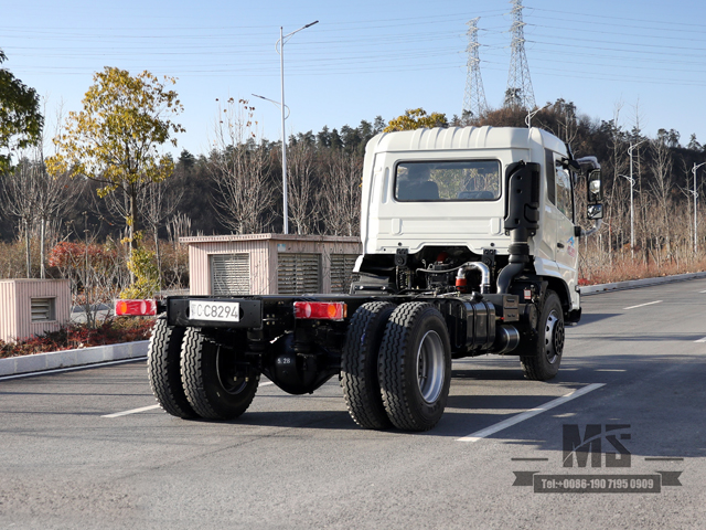 Dongfeng 4*2 แชสซี_190HP การแปลงแชสซีแบบแบนเฮดหนึ่งแถวครึ่งผู้ผลิต_ส่งออกแชสซีพิเศษ