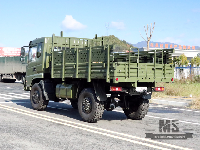 Dongfeng 4X4 Off Road Truck_2070 Flathead Cab Transport Truck_รถขับเคลื่อนสี่ล้อส่งออกรถพิเศษ