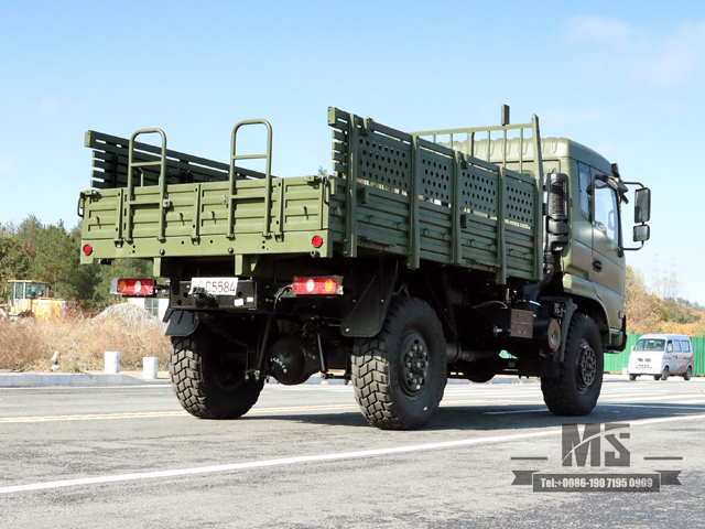 Dongfeng 4X4 Off Road Truck_2070 Flathead Cab Transport Truck_รถขับเคลื่อนสี่ล้อส่งออกรถพิเศษ