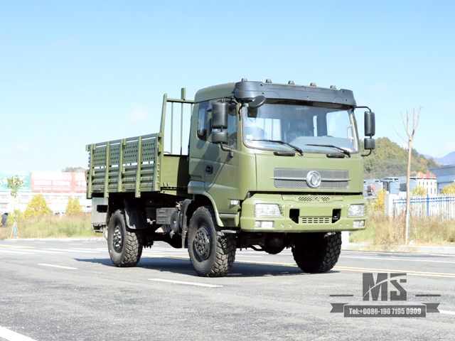 Dongfeng 4X4 Off Road Truck_2070 Flathead Cab Transport Truck_รถขับเคลื่อนสี่ล้อส่งออกรถพิเศษ