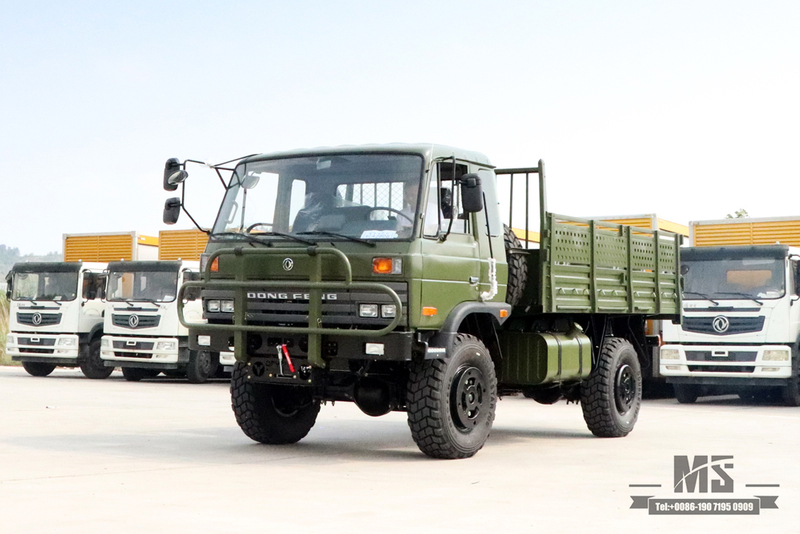 4*4 Dongfeng 2070 Off Road Truck_ 190hp หนึ่งครึ่ง 153 Cab รถบรรทุกขนส่งสำหรับขาย_Dongfeng Four wheel Drive Export Special Vehicle