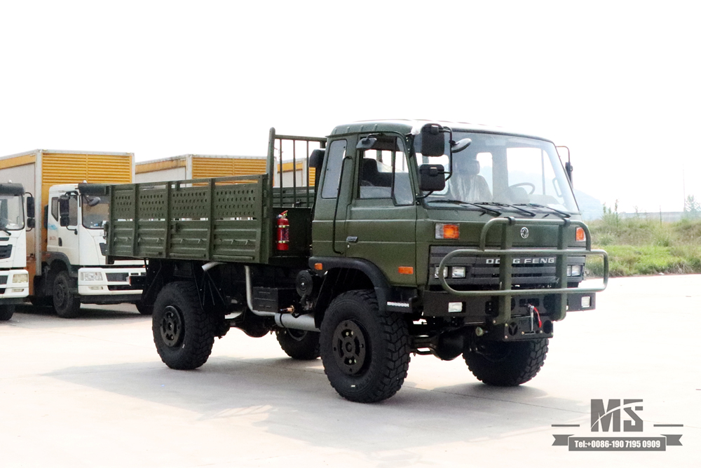 4*4 Dongfeng 2070 Off Road Truck_ 190hp หนึ่งครึ่ง 153 Cab รถบรรทุกขนส่งสำหรับขาย_Dongfeng Four wheel Drive Export Special Vehicle