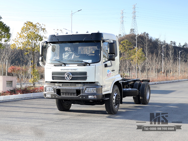 Dongfeng 4*2 แชสซี_190HP การแปลงแชสซีแบบแบนเฮดหนึ่งแถวครึ่งผู้ผลิต_ส่งออกแชสซีพิเศษ