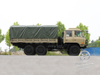 Donggfeng EQ2102N รถบรรทุกออฟโรด-ยานพาหนะทะเลทรายสองแถวสองแถว รุ่นส่งออก เครื่องปรับอากาศด้วยผ้าใบกันน้ำ