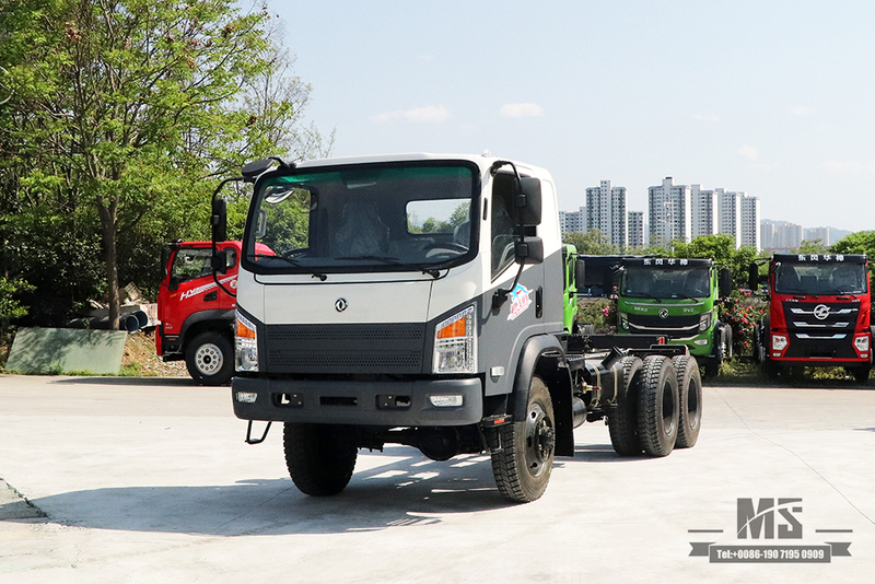 5T 6WD รถบรรทุกขนาดเล็กแชสซี_6*6 260hp ดีเซล Off-road รถบรรทุกแชสซี_ 'Bobcat' Dongfeng หกล้อไดรฟ์รถบรรทุกแชสซีสำหรับ Sale_Export ยานพาหนะวัตถุประสงค์พิเศษ