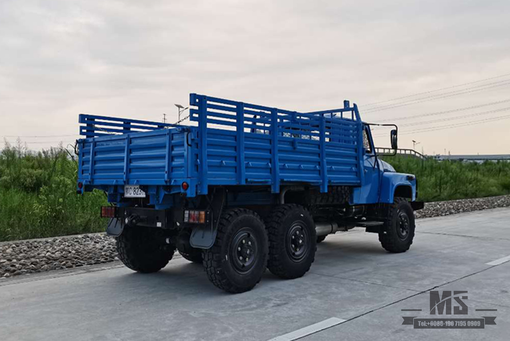 170 แรงม้า Dongfeng EQ2082_รถขับเคลื่อนหกล้อแบบพิเศษออฟโรด_กระจกสองชั้นแถวเดียว 240 รถขนส่ง_6×6 แหลม 25Y รถบรรทุกส่งออกรถพิเศษ