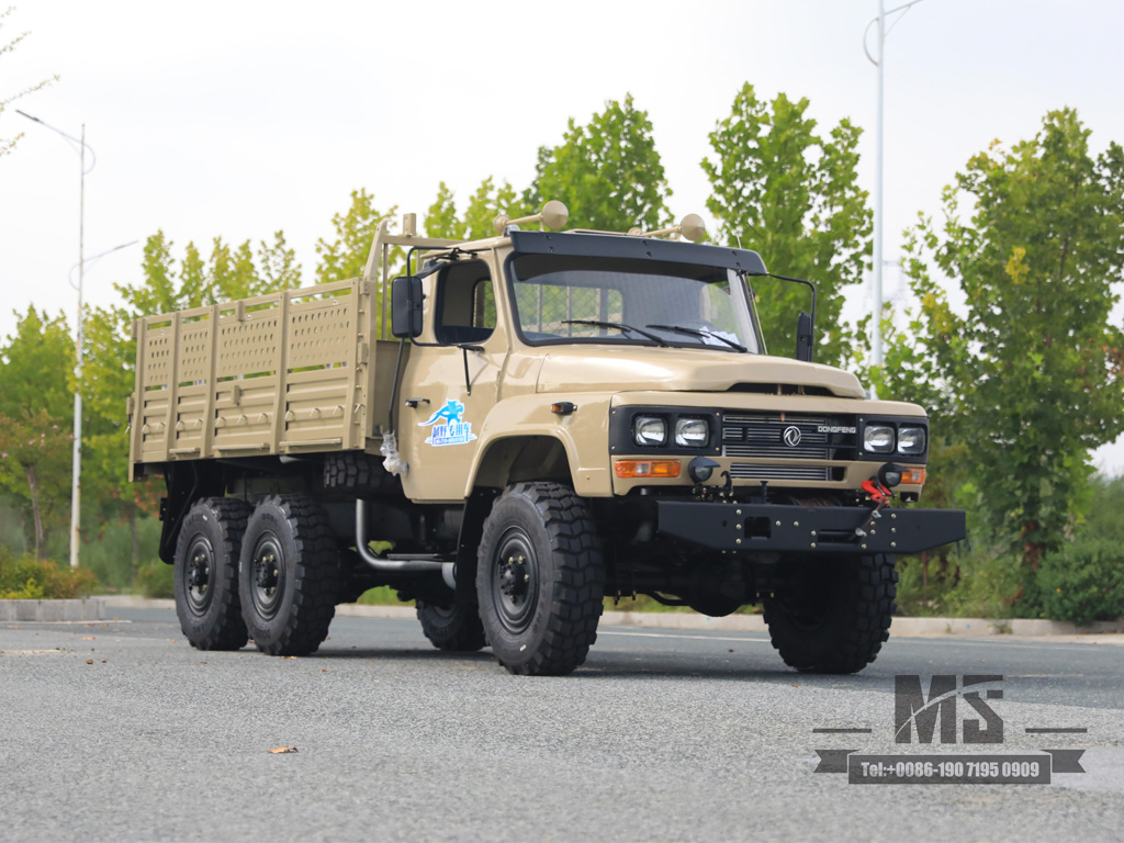 6x6 Dongfeng EQ2082 Singlerow Cab Trucks 6wd นอกรถบรรทุก Roaccargo 