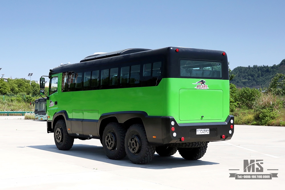 Dongfeng Six Wheel Drive Off-road Bus_6 * 6 All-drive 260hp County Bus 25-seat Bus_Modified Bus ส่งออกยานพาหนะพิเศษ