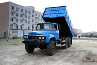 190 hp Dongfeng Six Wheel Drive EQ2100 Tipper Truck_6×6 Classic 5T Pointed Head Off-road Dump Truck Vehicle for sale_Dongfeng 6WD 245 ส่งออกยานพาหนะพิเศษ