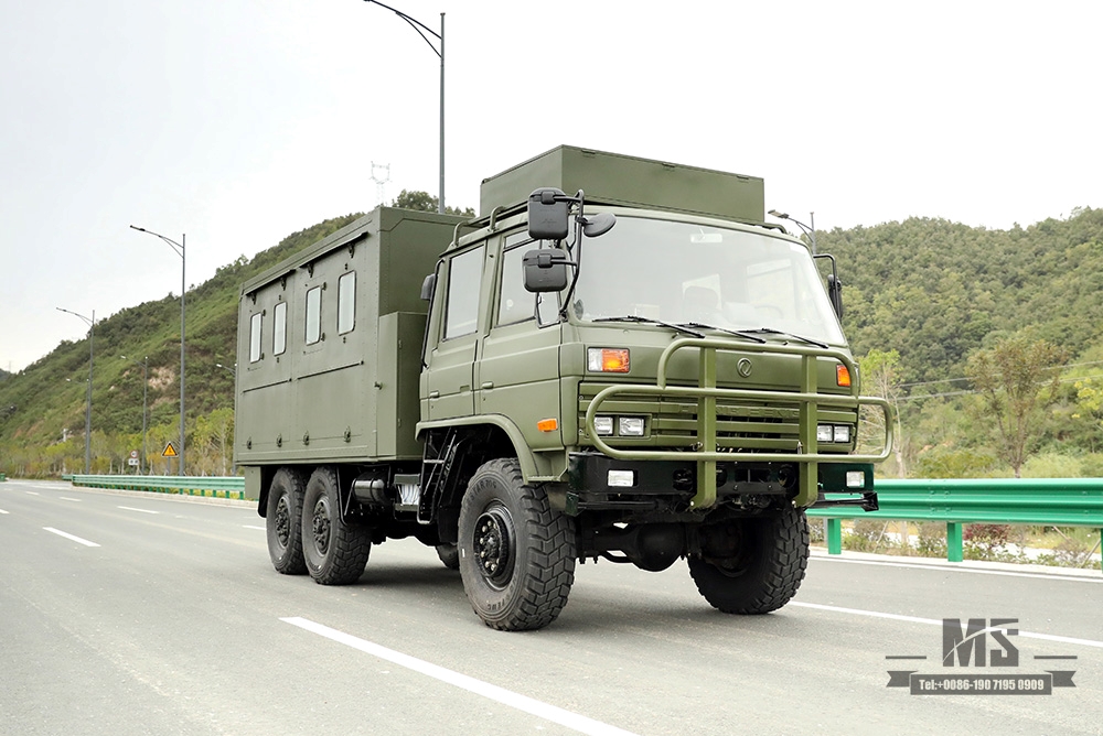EQ2102 Dongfeng Six Wheel Drive Box Truck_ 6×6 One and a Half 153 Cab Van Truck Transportation Truck_Dongfeng AWD ส่งออกยานพาหนะวัตถุประสงค์พิเศษ
