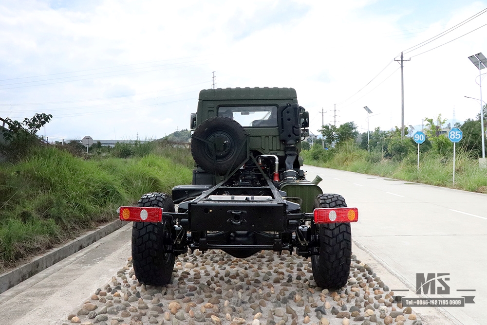 4*4 Dongfeng Off-road รถบรรทุกแชสซี_ขับเคลื่อนสี่ล้อหนึ่งและครึ่งแถว Cab Cargo Truck CHASSIS_4WD รถบรรทุกส่งออกวัตถุประสงค์พิเศษแชสซี