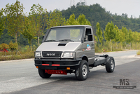 เงิน 113hp Iveco 4*4 แชสซี_ขับเคลื่อนสี่ล้อแชสซีขนาดเล็ก Iveco หัวสั้นแชสซี_4WD ส่งออกแชสซียานพาหนะพิเศษ 