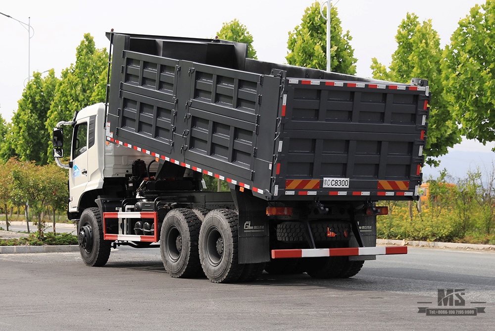 336hp Dongfeng 6*6 Heavy Duty Dump Truck_ขับเคลื่อนหกล้อด้านหลังแปดล้อ Tipper Truck Coversion ผู้ผลิต_Dongfeng 6WD ส่งออกยานพาหนะพิเศษ