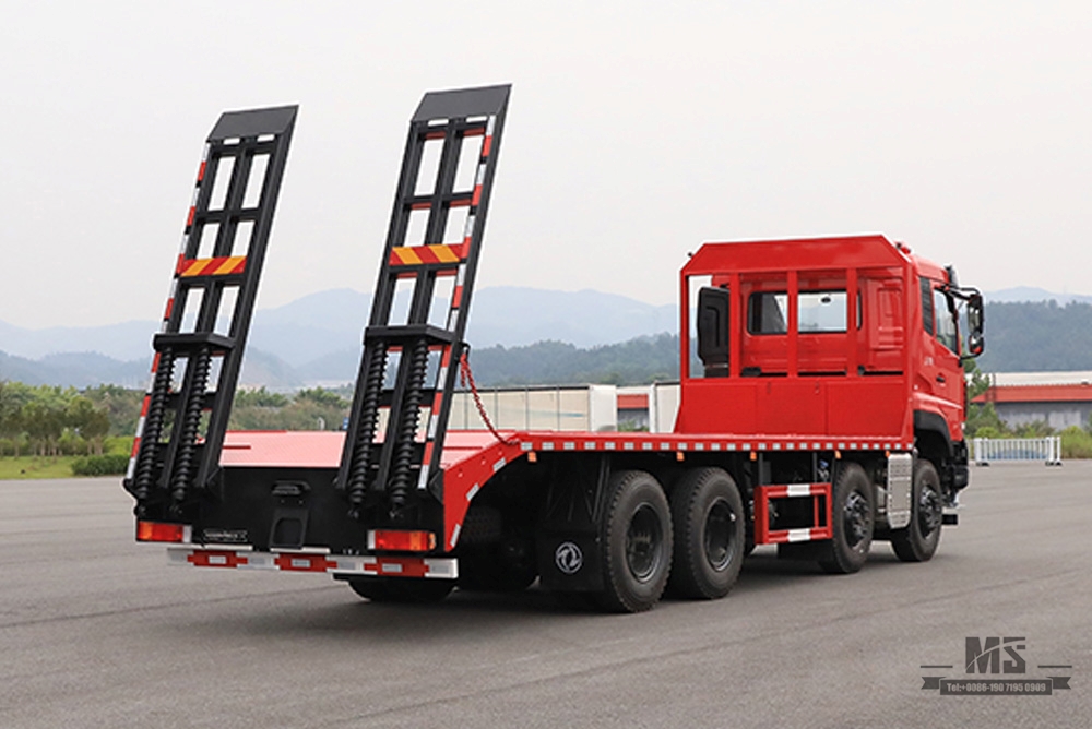 Dongfeng 4*2 รถบรรทุกพื้นเรียบดับเพลิง _ 210 HP/300hp Flathead Rescue Trailer Truck_Export Special Vehicle