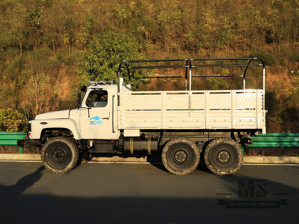 EQ2082 Dongfeng 6WD Tip CakTrucks 6x6 รถบรรทุกออฟโรด รถออฟโรดสำหรับทางออกเท่านั้น