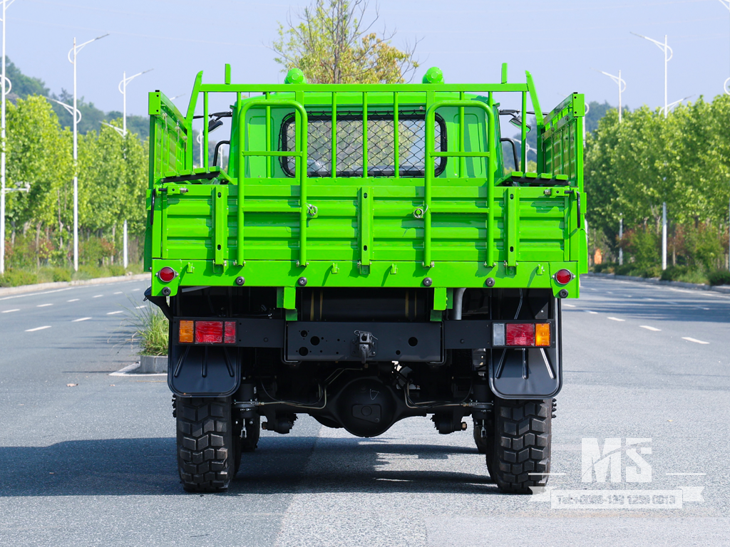 6X6 Dongfeng Turquoise EQ2082 รถบรรทุกแบบแถวเดี่ยว 6WD รถบรรทุกออฟโรด