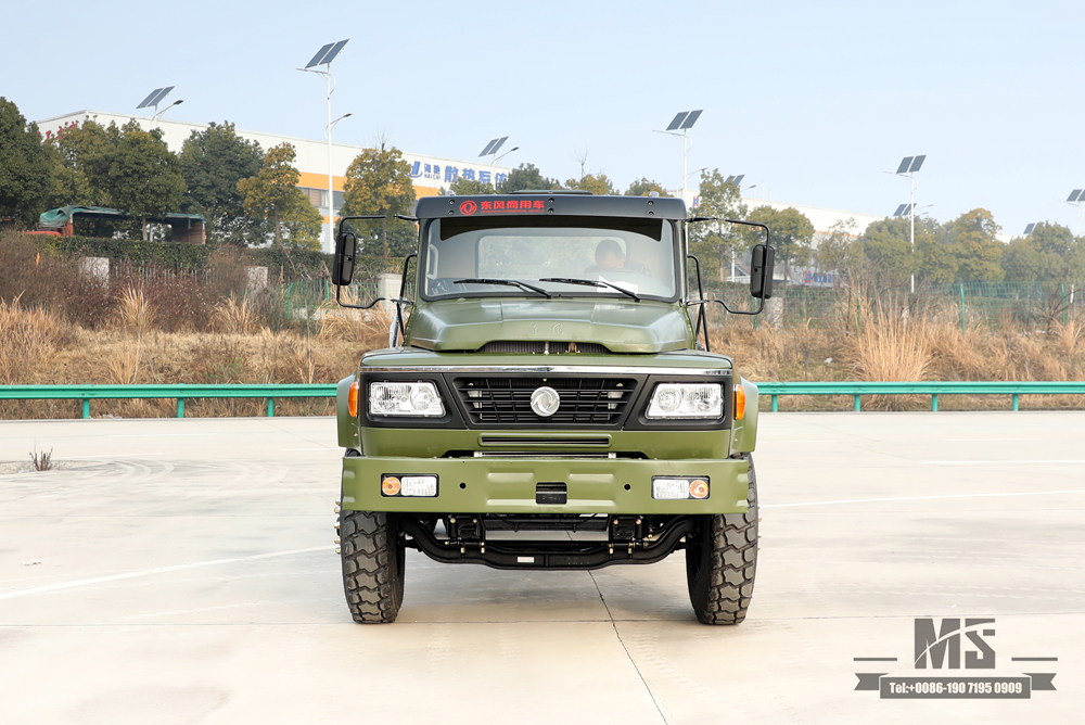 Dongfeng 4*2 Off Road Chassis_210 hp Tip Head Single Row Cargo Truck Chassis for sale_Dongfeng ส่งออกแชสซียานพาหนะพิเศษ