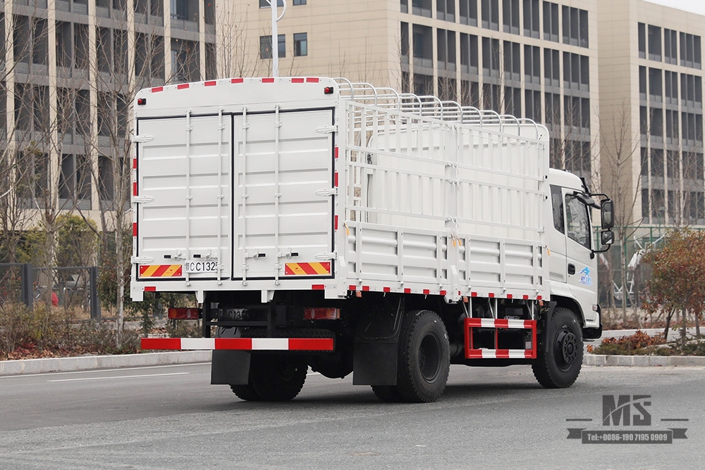 Dongfeng 4*2 Grate Transport Truck _Dongfeng 210 HP Flat Head Commercial Vehicle_Dongfeng Convertible Truck For Sale_Export รถบรรทุกพิเศษ