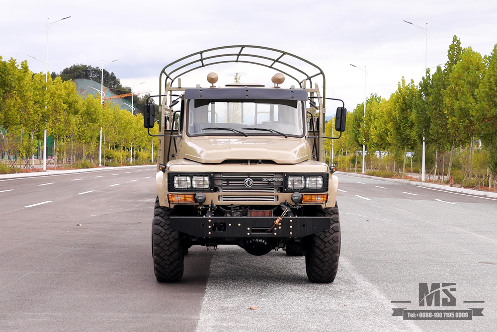 4*4 Dongfeng Cargo Truck_190 hp Long-head 2.5T Off-road Truck with Winch_Four Wheel Drive รถบรรทุกทางไกลส่งออกยานพาหนะวัตถุประสงค์พิเศษ