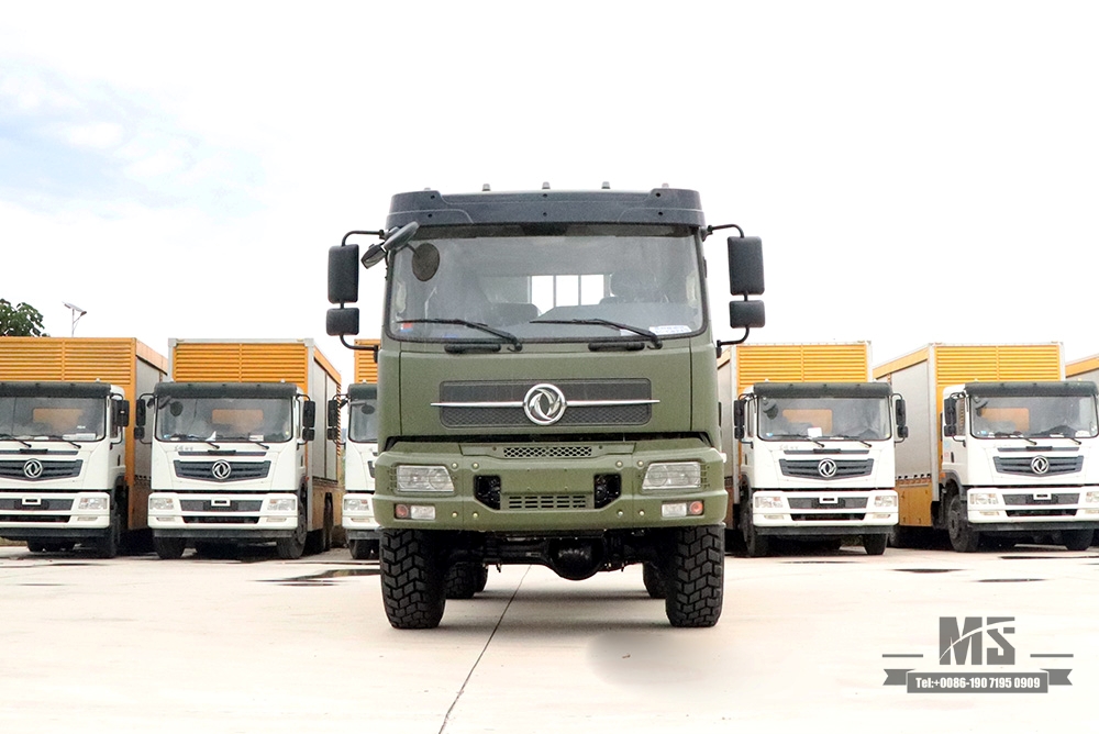 6×6 Dongfeng EQ2102 รถบรรทุกออฟโรด_รถขับเคลื่อนหกล้อรถบรรทุกสินค้าหัวแบน 6WD 246 Troop Carrier Off Road Transport Truck_Export Special Vehicle