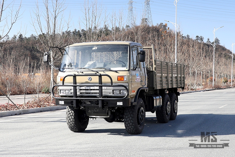 EQ2102 Dongfeng Six Wheel Drive Off Road Truck_ 6×6 Camel Grey หนึ่งครึ่ง 153 Cab Transport Truck_Dongfeng Classic AWD Truck Export Special Purpose Vehicle