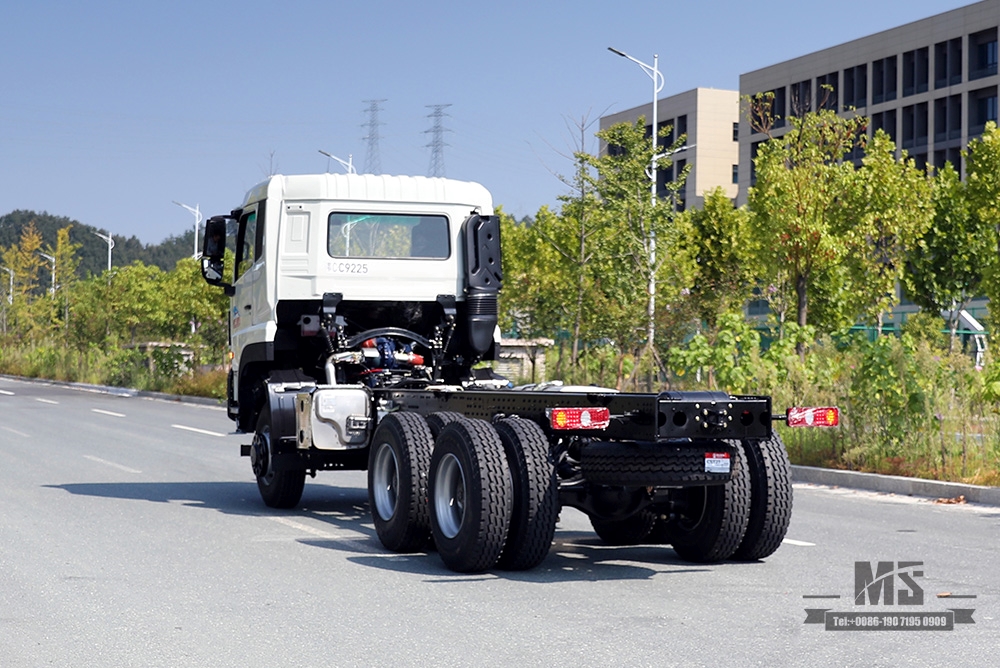 แชสซีรถยนต์เพื่อการพาณิชย์ขนาดใหญ่ขับเคลื่อนหกล้อ 350 HP _Dongfeng 6 × 6 แชสซีรถบรรทุกการปรับเปลี่ยน_Dongfeng แชสซียานพาหนะพิเศษ
