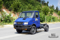 113hp Iveco แชสซีขับเคลื่อนสี่ล้อ _4 * 4 แชสซีขนาดเล็ก Iveco แชสซีหัวสั้น _4WD ส่งออกแชสซียานพาหนะพิเศษที่กำหนดเอง