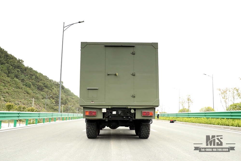 EQ2102 Dongfeng Six Wheel Drive Box Truck_ 6×6 One and a Half 153 Cab Van Truck Transportation Truck_Dongfeng AWD ส่งออกยานพาหนะวัตถุประสงค์พิเศษ