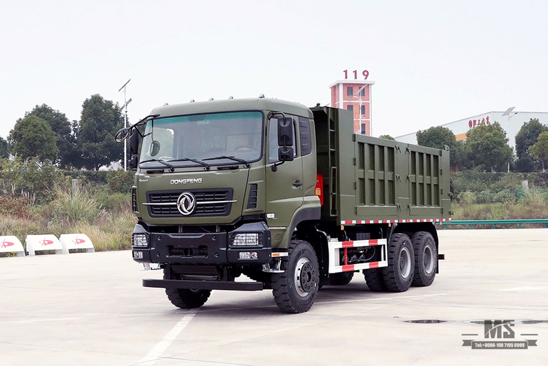 Dongfeng 6*4 รถบรรทุกออฟโรด_Dongfeng 375hp 6x4 Off-road Flathead Row Half Truck_Export Special Vehicle