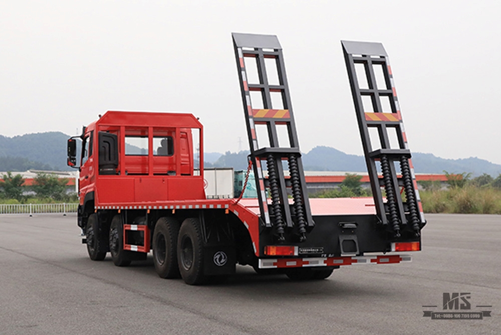 Dongfeng 4*2 รถบรรทุกพื้นเรียบดับเพลิง _ 210 HP/300hp Flathead Rescue Trailer Truck_Export Special Vehicle