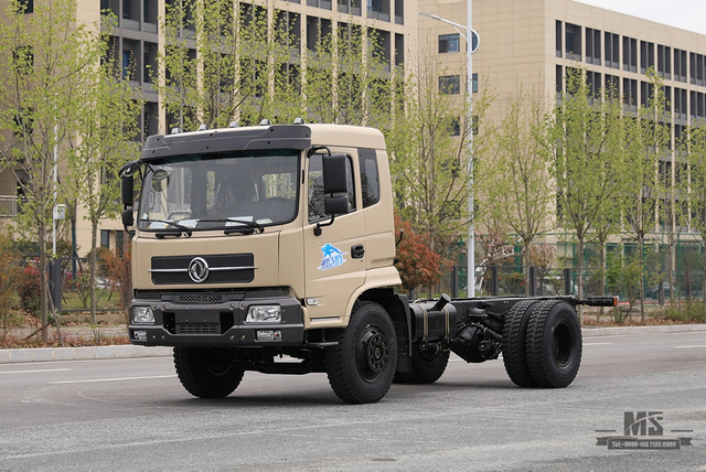 210 HP Dongfeng 4 * 2 Greening Sprinkler Truck Chassis _ Water Sprinkler Truck Chassis_Dongfeng Water Tanker Truck Chassis For Sale_Export แชสซีรถบรรทุกพิเศษ