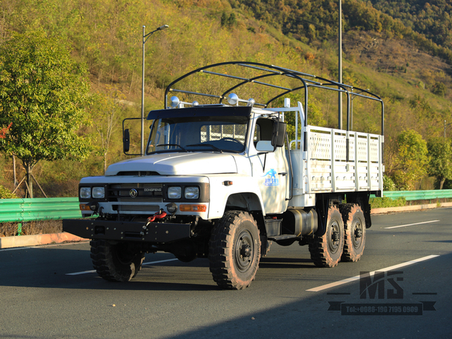 EQ2082 Dongfeng 6WD Tip CakTrucks 6x6 รถบรรทุกออฟโรด รถออฟโรดสำหรับทางออกเท่านั้น