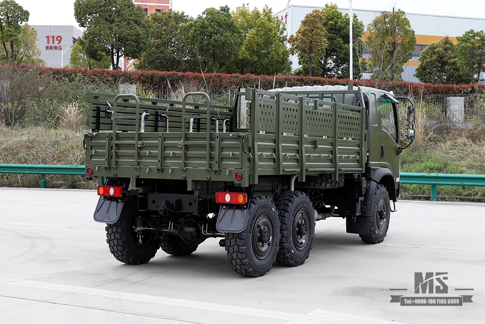 EQ240 Dongfeng 6WD Off-road Truck_All-Wheel Drive EQ2082 Diesel Cargo Truck Manufacturing Factory_Dongfeng 6x6 Flathead Civilian Off-road Truck for Sale_Export รถพิเศษ