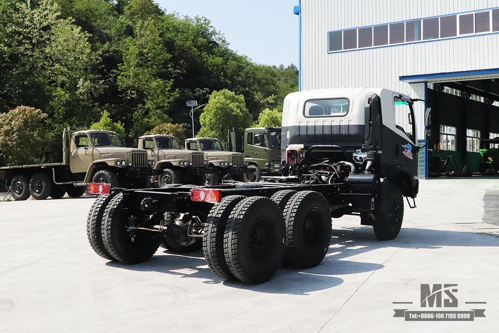 5T 6WD รถบรรทุกขนาดเล็กแชสซี_6*6 260hp ดีเซล Off-road รถบรรทุกแชสซี_ 'Bobcat' Dongfeng หกล้อไดรฟ์รถบรรทุกแชสซีสำหรับ Sale_Export ยานพาหนะวัตถุประสงค์พิเศษ