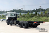 Dongfeng 8*4 แชสซีรถบรรทุกพิเศษ_30 ตันสี่เพลา Dongfeng Heavy-duty Commercial Vehicle Chassis_Export การปรับแต่งและดัดแปลงแชสซีวัตถุประสงค์พิเศษ