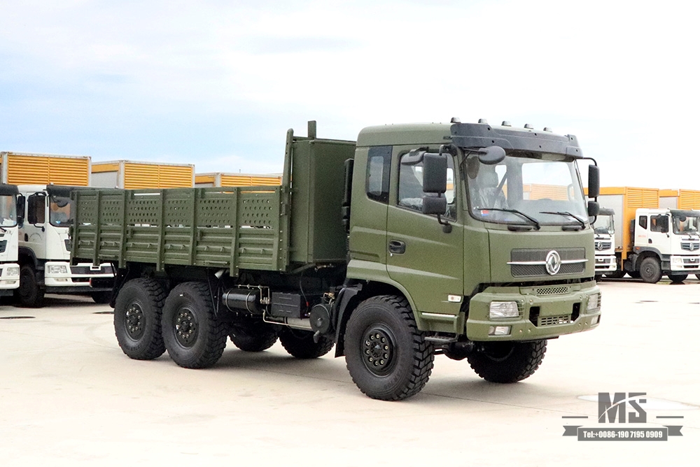 6×6 Dongfeng EQ2102 รถบรรทุกออฟโรด_รถขับเคลื่อนหกล้อรถบรรทุกสินค้าหัวแบน 6WD 246 Troop Carrier Off Road Transport Truck_Export Special Vehicle