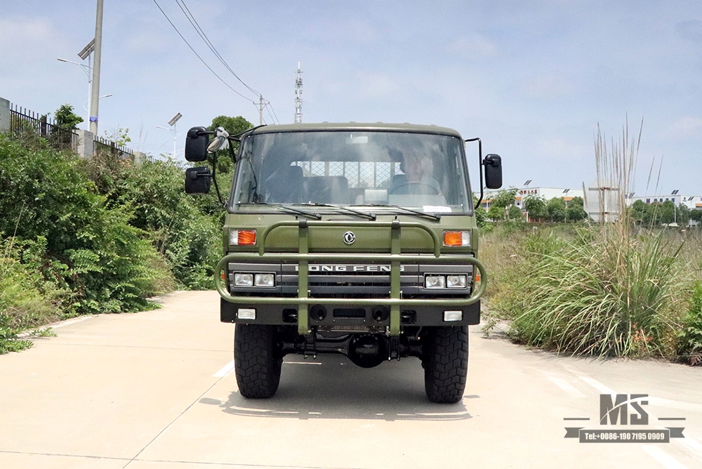 Dongfeng รถหกล้อ EQ2102 Off Road Truck_6×6 Army Green สองแถว 153 Cab Cargo Truck 6WD รถบรรทุกขนส่งสำหรับ Sale_Export ยานพาหนะพิเศษ