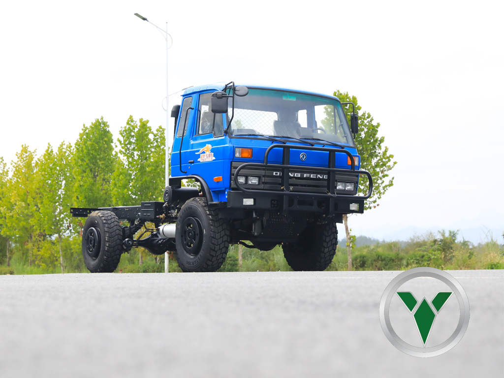 Dongfeng EQ2070 4x4 รถบรรทุกรถบรรทุก | 190hp 4 × 4double Row Cab (EQ246) เพื่อวัตถุประสงค์และการส่งออกพิเศษ