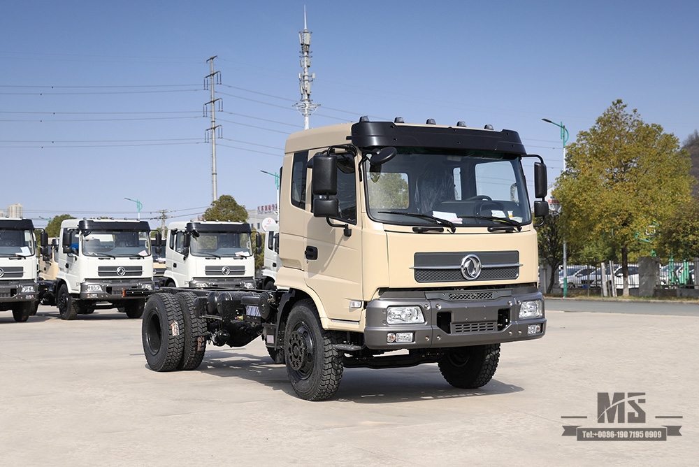 Dongfeng 4*2 แชสซี _ 210 HP หนึ่งและครึ่งแถว Cab รถบรรทุกแชสซี Commercial Vehicle_Dongfeng 4*2 แชสซีรถบรรทุกสำหรับ Sale_Export แชสซียานพาหนะพิเศษ