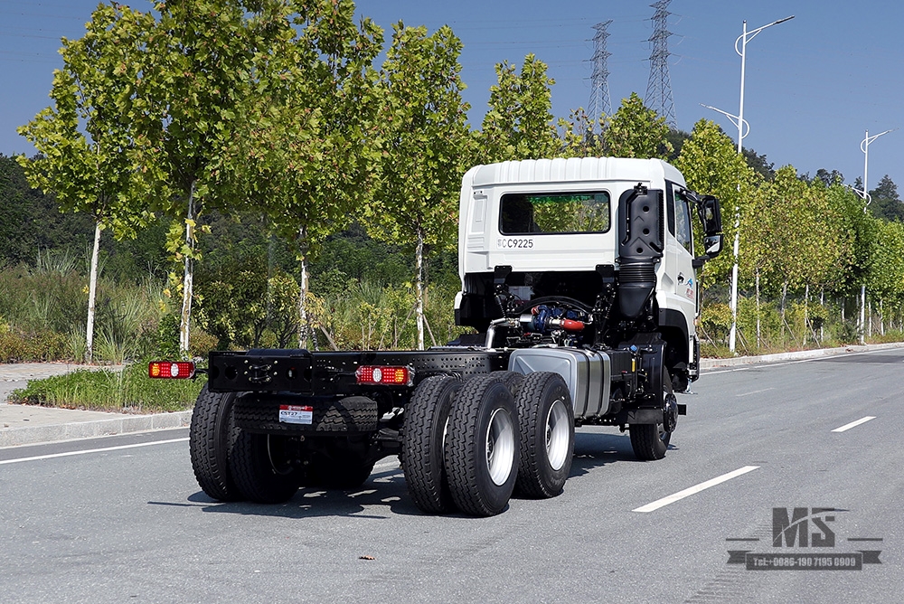 แชสซีรถยนต์เพื่อการพาณิชย์ขนาดใหญ่ขับเคลื่อนหกล้อ 350 HP _Dongfeng 6 × 6 แชสซีรถบรรทุกการปรับเปลี่ยน_Dongfeng แชสซียานพาหนะพิเศษ