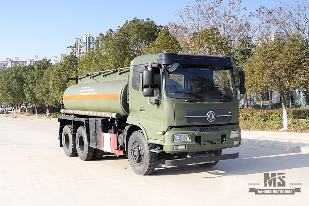 6 * 4 10m³ Feul Tanker 210hp Dongfeng Tanker Truck_Cab เรือบรรทุกน้ำมัน_6 × 4 Tanker Lorry ส่งออกยานพาหนะพิเศษเพื่อขาย