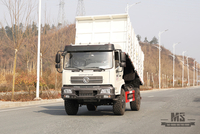 Dongfeng Four Wheel Drive 13T Dump truck_210hp 4x4 Mining Tipper Truck ความสูงของตู้คอนเทนเนอร์รถบรรทุกออฟโรด_Two-axle Export Special Purpose Vehicle