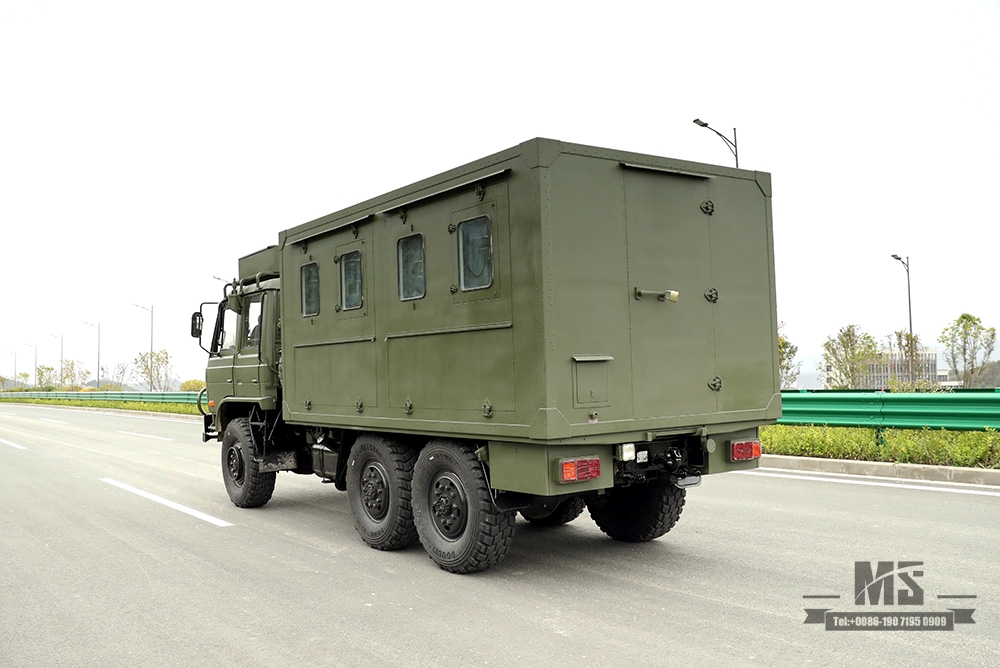 EQ2102 Dongfeng Six Wheel Drive Box Truck_ 6×6 One and a Half 153 Cab Van Truck Transportation Truck_Dongfeng AWD ส่งออกยานพาหนะวัตถุประสงค์พิเศษ