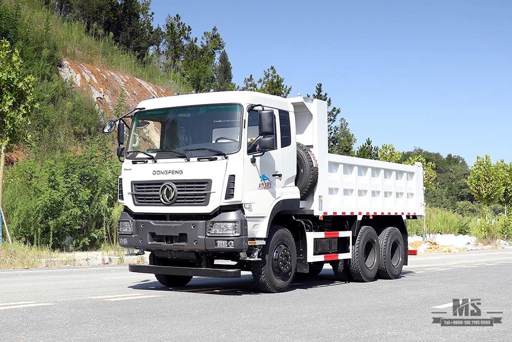 280hp Dongfeng Heavy Duty Dump Truck 6*4 Off Road Tipper Truck_Dongfeng 6x4 Flathead Row Half Mining Construction Truck_ส่งออกยานพาหนะพิเศษ