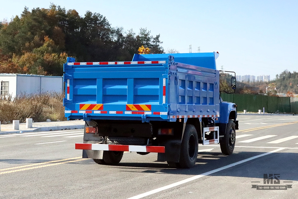 Dongfeng 4*2 รถดัมพ์รถบรรทุกขนาดเล็กรถบรรทุกออฟโรด_116 HP Single Row Pointed Head Dongfeng EQ3092 Small Tipper Truck_Export Special Vehicle