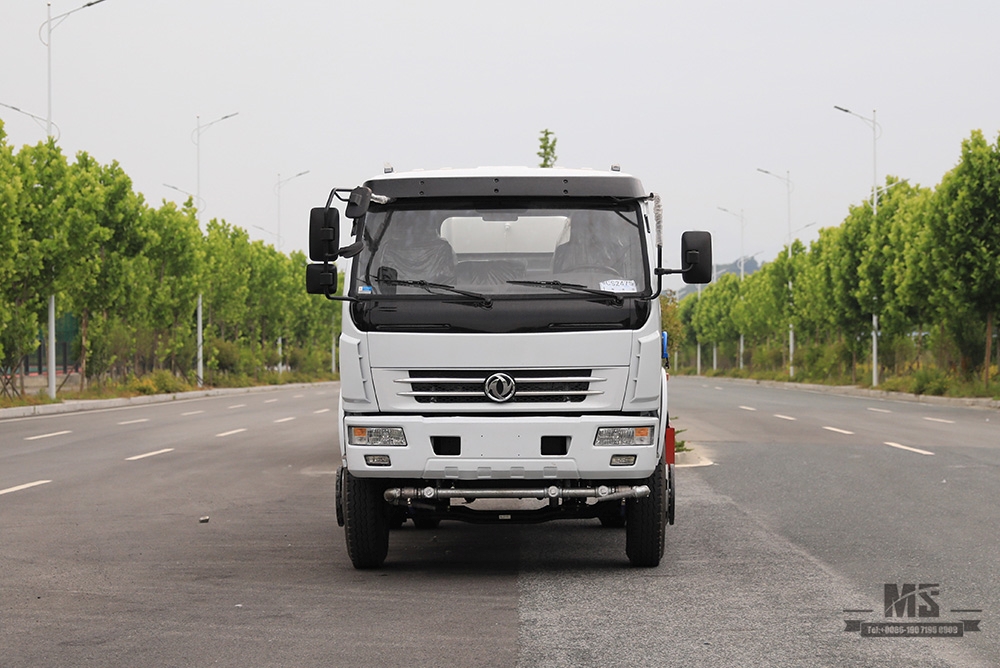 Dongfeng 4 * 2 รถบรรทุกน้ำเสีย_170HP รถดูดสิ่งปฏิกูลแถวครึ่ง Flathead ปั๊มน้ำเสียรถบรรทุกแปลงผู้ผลิต_ส่งออกยานพาหนะพิเศษ