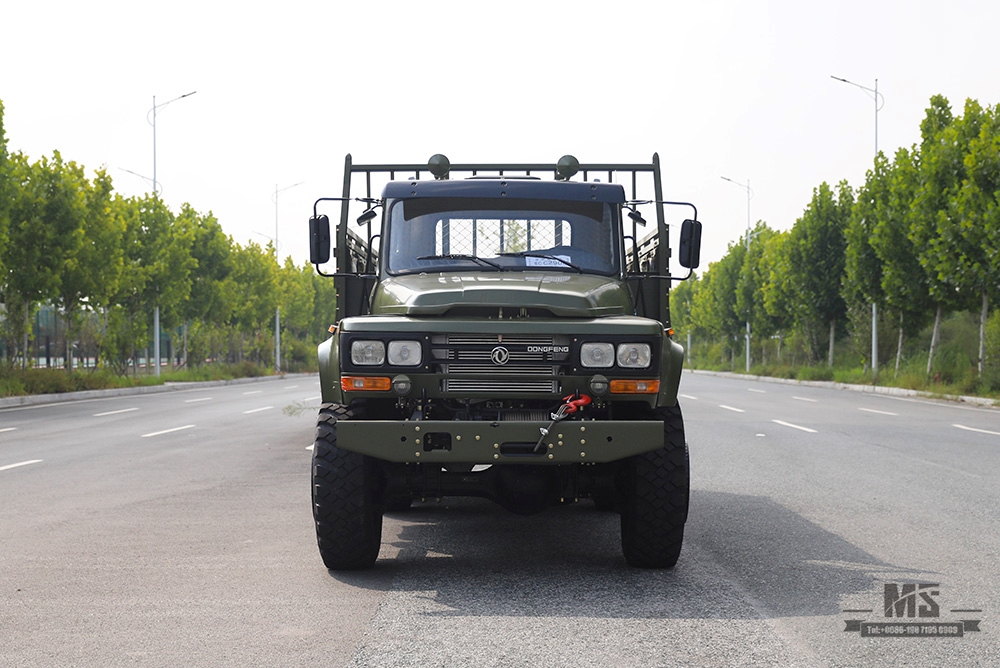 190 แรงม้า Dongfeng Six Drive EQ2100 _6×6 Classic Pointed Head 3.5T รถบรรทุกออฟโรดสามเพลา_Dongfeng 245 Troop Carrier Export ยานพาหนะพิเศษ