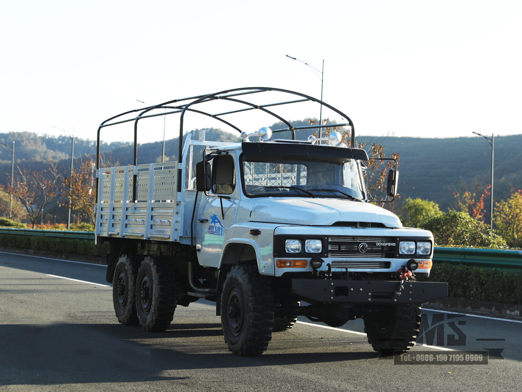 EQ2082 Dongfeng 6WD Tip CakTrucks 6x6 รถบรรทุกออฟโรด รถออฟโรดสำหรับทางออกเท่านั้น