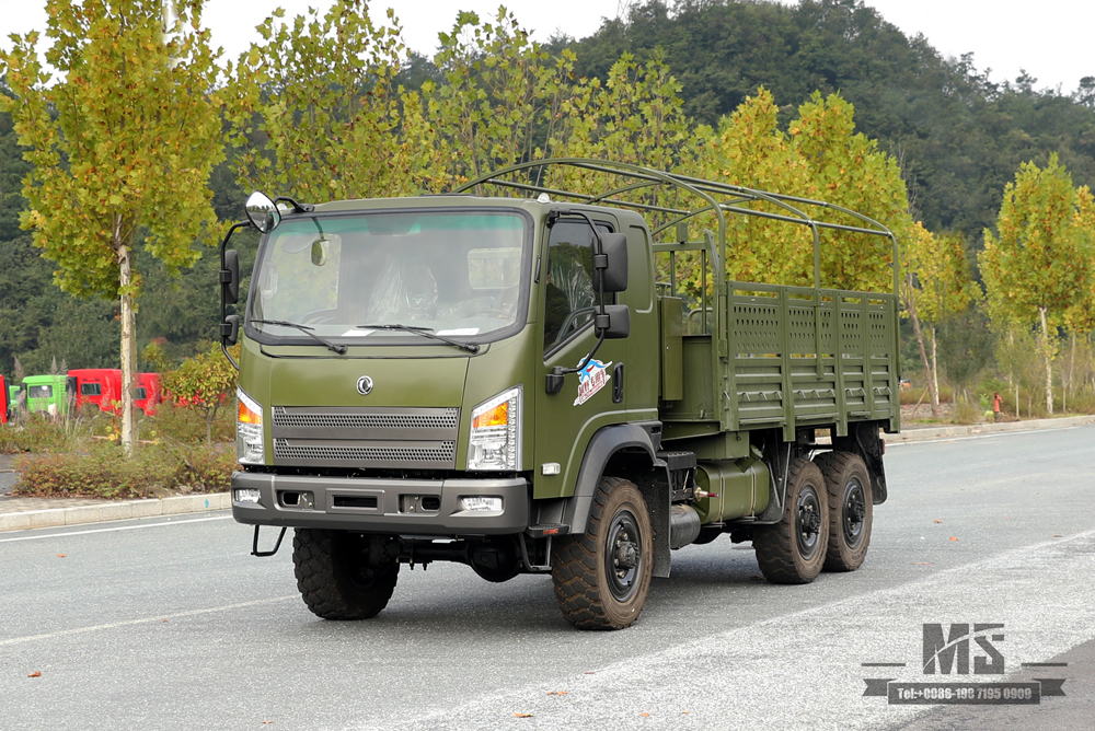 Flathead EQ240 Dongfeng 6WD Off-road Truck_EQ2082 Diesel Cargo Truck Factory_Dongfeng 6x6 All-Wheel Drive Civilian Off-road Truck for Sale_ส่งออกรถพิเศษ