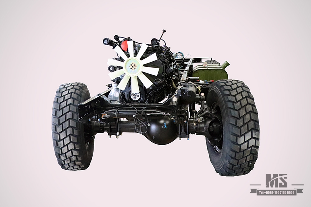 รถขับเคลื่อนหกล้อ Dongfeng EQ2100 Chassis_6 × 6 190hp Off Road Truck Chassis_All-wheel-Drive Export Special Type Ⅲ Chassis